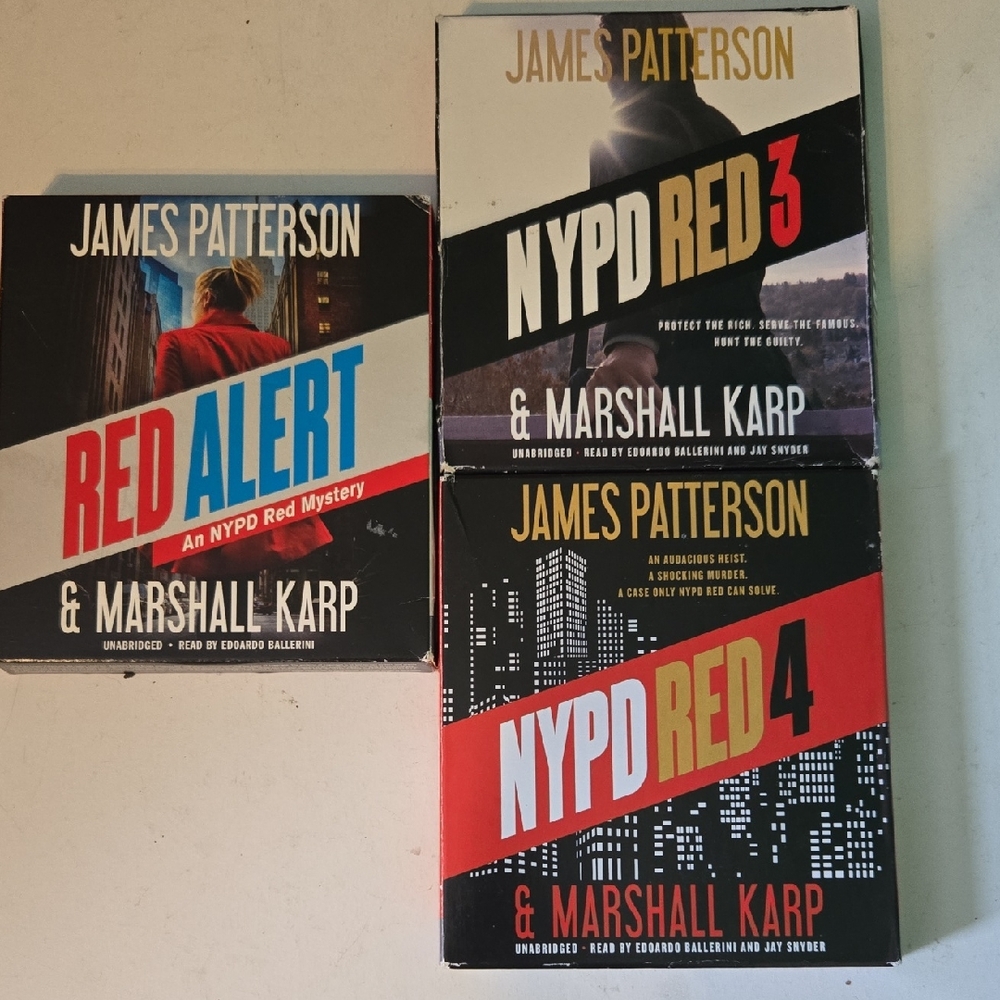 James Patterson NYPD Red Audiobook Collection